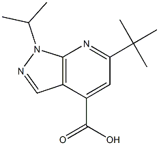 6-(TERT-BUTYL)-1-ISOPROPYL-1H-PYRAZOLO[3,4-B]PYRIDINE-4-CARBOXYLIC ACID