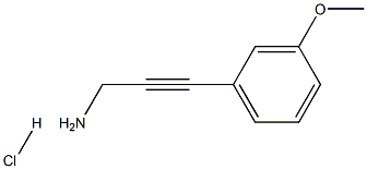 3-(3-methoxyphenyl)prop-2-yn-1-amine hydrochloride