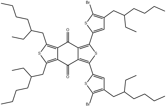 1,3-bis(5-bromo-4-(2-ethylhexyl)thiophen-2-yl)-5,7-bis(2-ethylhexyl)benzo[1,2-c:4,5-c']dithiophene-4,8-dione