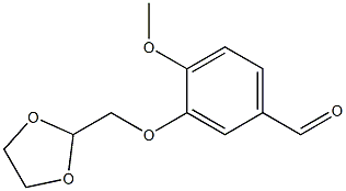 3-(1,3-dioxolan-2-ylmethoxy)-4-methoxybenzaldehyde