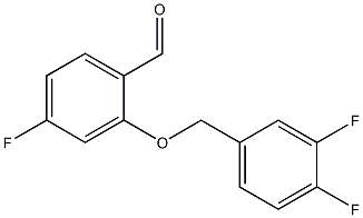 2-[(3,4-difluorophenyl)methoxy]-4-fluorobenzaldehyde