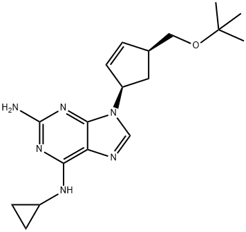 9-((1R,4S)-4-(tert-Butoxymethyl)cyclopent-2-en-1-yl)-N6-cyclopropyl-9H-purine-2,6-diamine