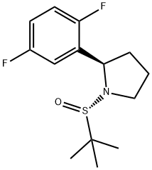 (R)-1-((S)-tert-Butylsulfinyl)-2-(2,5-difluorophenyl)pyrrolidine