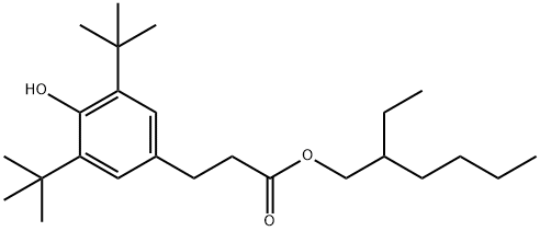 Benzenepropanoic acid, 3,5-bis(1,1-dimethylethyl)-4-hydroxy-, 2-ethylhexyl ester