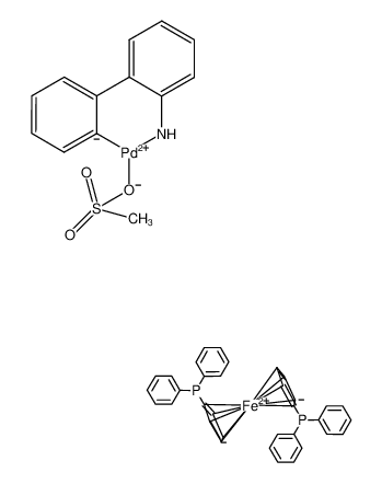 甲磺酸[1,1'-双(二苯基膦)二茂铁](2'-氨基-1,1'-联苯-3-基)钯(II)