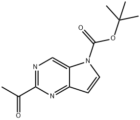5H-Pyrrolo[3,2-d]pyrimidine-5-carboxylic acid, 2-acetyl-, 1,1-dimethylethyl ester