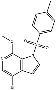 4-溴-7-甲氧基-1-对甲苯磺基-1H-吡咯并[2,3-C]吡啶