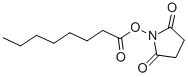 N-(Octanoyloxy)succinimide, N-Succinimidyl caprylate, N-Succinimidyl octanoate