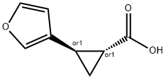 rac-(1R,2R)-2-(furan-3-yl)cyclopropane-1-carboxy lic acid