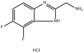 (4,5-difluoro-1H-benzo[d]imidazol-2-yl)methanamine hydrochloride