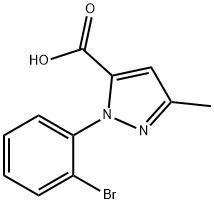 1H-Pyrazole-5-carboxylic acid, 1-(2-bromophenyl)-3-methyl-