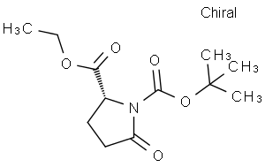 1,2-Pyrrolidinedicarboxylic acid, 5-oxo-, 1-(1,1-dimethylethyl) 2-ethyl ester, (2R)-
