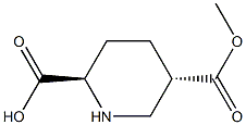 2,5-Piperidinedicarboxylic acid, 5-Methyl ester, (2R,5S)-rel-