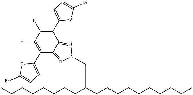 4,7-双(5-溴噻吩基)-5,6-二氟-2-(2-辛基十二烷基)-2H-苯并[d][1,2,3]三氮唑