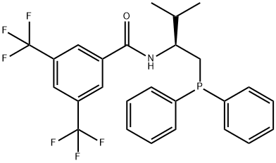 Benzamide, N-[(1S)-1-[(diphenylphosphino)methyl]-2-methylpropyl]-3,5-bis(trifluoromethyl)-