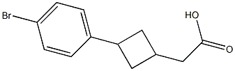 2-(3-(4-bromophenyl)cyclobutyl)acetic acid