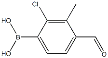 2-氯-4-甲酰基-3-甲基苯硼酸