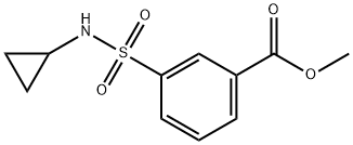 Benzoic acid, 3-[(cyclopropylamino)sulfonyl]-, methyl ester