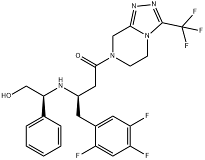1-Butanone, 1-[5,6-dihydro-3-(trifluoromethyl)-1,2,4-triazolo[4,3-a]pyrazin-7(8H)-yl]-3-[[(1S)-2-hydroxy-1-phenylethyl]amino]-4-(2,4,5-trifluorophenyl)-, (3R)-