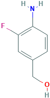 2-Fluoro-4-(hydroxymethyl)aniline, (4-Amino-3-fluorophenyl)methanol