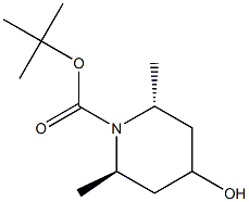 tert-butyl trans-4-hydroxy-2,6-dimethyl-piperidine-1-carboxylate