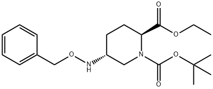 (2S,5R)-5-(BENZYLOXYAMINO)PIPERIDIN-1,2-DICARBOXYLIC ACID 1-TERT-BUTYL ESTER 2-ETHYL ESTER