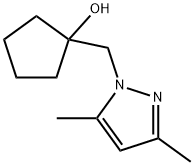 1-[(3,5-dimethyl-1h-pyrazol-1-yl)methyl]cyclopentan-1-ol