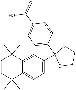 Benzoic acid, 4-[2-(5,6,7,8-tetrahydro-5,5,8,8-tetramethyl-2-naphthalenyl)-1,3-dioxolan-2-yl]-