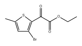 ethyl 2-(3-bromo-5-methylthiophen-2-yl)-2-oxoacetate