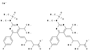 Rosuvastatin CalciuM (3R,5S,6E)-7-[4-(4-fluorophenyl)-6-(1-Methylethyl)-2-[N-Methyl(n-Methylsulfonyl)aMino]-5-pyriMidinyl]-3,5-dihydroxy-6-Heptenoic calciuM