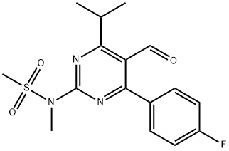 4-(4-fluorophenyl)-6-isopropyl-2-[(n-methyl-n-methylsulfonyl)amino] pyriminl-5-yl-formyl