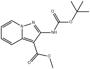 Methyl 2-((tert-butoxycarbonyl)amino)pyrazolo[1,5-a]pyridine-3-carboxylate