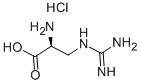 (2S)-2-amino-3-carbamimidamidopropanoic acid hydrochloride