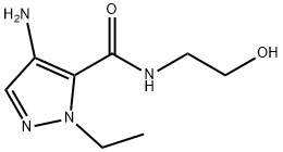 4-amino-1-ethyl-N-(2-hydroxyethyl)-1H-pyrazole-5-carboxamide