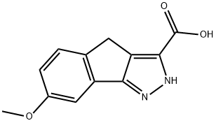 7-methoxy-1H,4H-indeno[1,2-c]pyrazole-3-carbox ylic acid