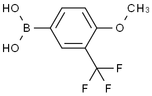4-甲氧基-3-三氟甲基苯硼酸 (含有数量不等的酸酐)
