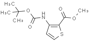 3-((叔丁氧基羰基)氨基)噻吩-2-羧酸甲酯