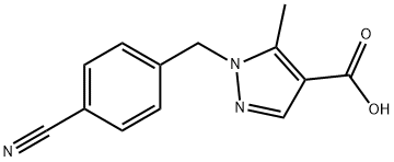 1-(4-cyanobenzyl)-5-methyl-1H-pyrazole-4-carboxylic acid