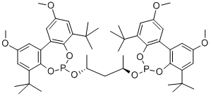 (+)-6,6-([(1R,3R)-1,3-Dimethyl-1,3-propanediyl]bis(oxy)}bis[4,8-bis(t-butyl)-2,10-dimethoxy-bibenzo[d,f][1,3,2]dioxaphosphepin]