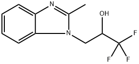 1H-Benzimidazole-1-ethanol, 2-methyl-α-(trifluoromethyl)-