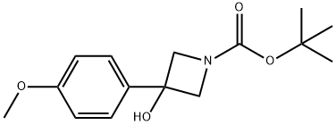 tert-butyl 3-hydroxy-3-(4-methoxyphenyl)azetidine-1-carboxylate