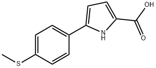 1H-Pyrrole-2-carboxylic acid, 5-[4-(methylthio)phenyl]-