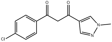 1-(4-氯苯基)-3-(1-甲基-1H-吡唑-4-基)丙烷-1,3-二酮