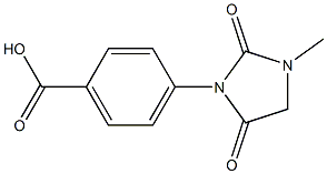 4-(3-methyl-2,5-dioxoimidazolidin-1-yl)benzoic acid