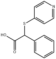 2-phenyl-2-(pyridin-4-ylsulfanyl)acetic acid