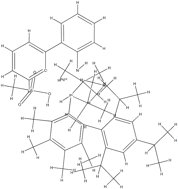 METHANESULFONATO(2-DI-T-BUTYLPHOSPHINO-3,4,5,6-TETRAMETHYL-2',4',6'-TRI-I-PROPYLBIPHENYL)(2'-AMINO-1,1'-BIPHENYL-2-YL)PALLADIUM(