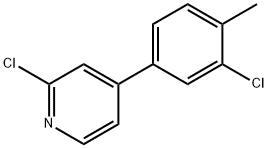 2-Chloro-4-(3-chloro-4-methylphenyl)pyridine