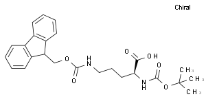 N-Alpha-T-Butyloxycarbonyl-N-Gamma-(9-Fluorenylmethyloxycarbonyl)-L-Ornithine