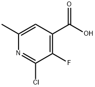 4-Pyridinecarboxylic acid, 2-chloro-3-fluoro-6-methyl-