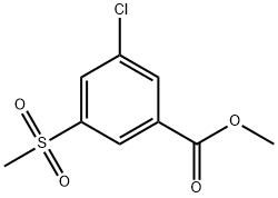 Benzoic acid, 3-chloro-5-(methylsulfonyl)-, methyl ester